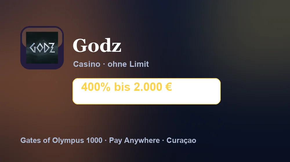 Screenshot von Godz Casino