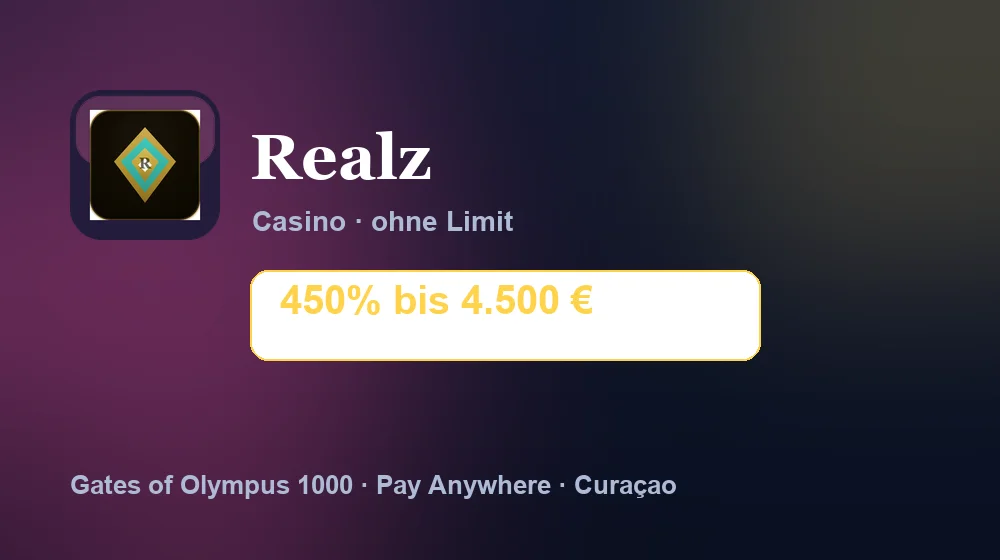 Screenshot von Realz Casino