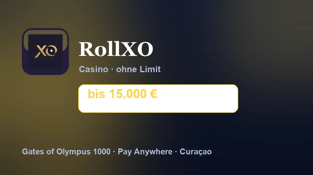 Screenshot von RollXO Casino