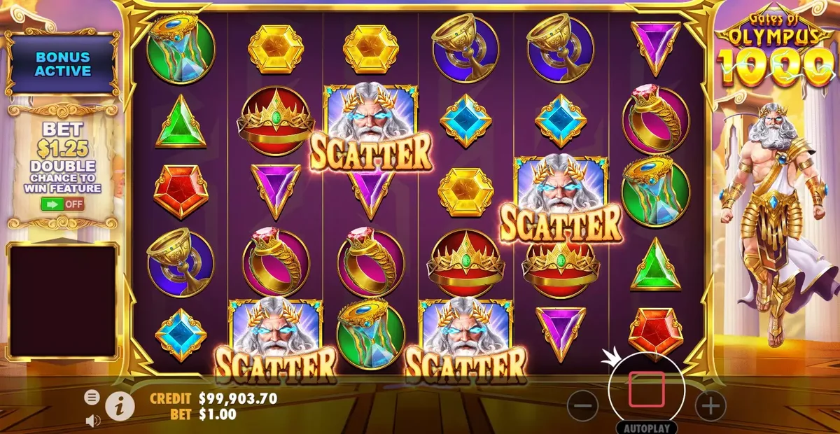 Gates of Olympus 1000 — Freispiele