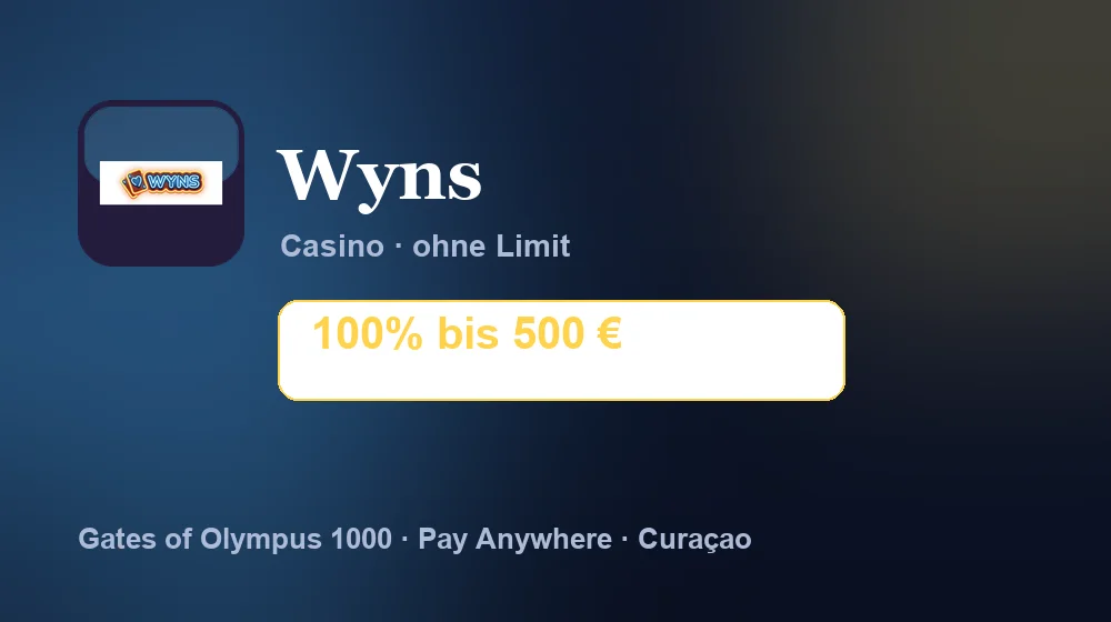 Screenshot von Wyns Casino